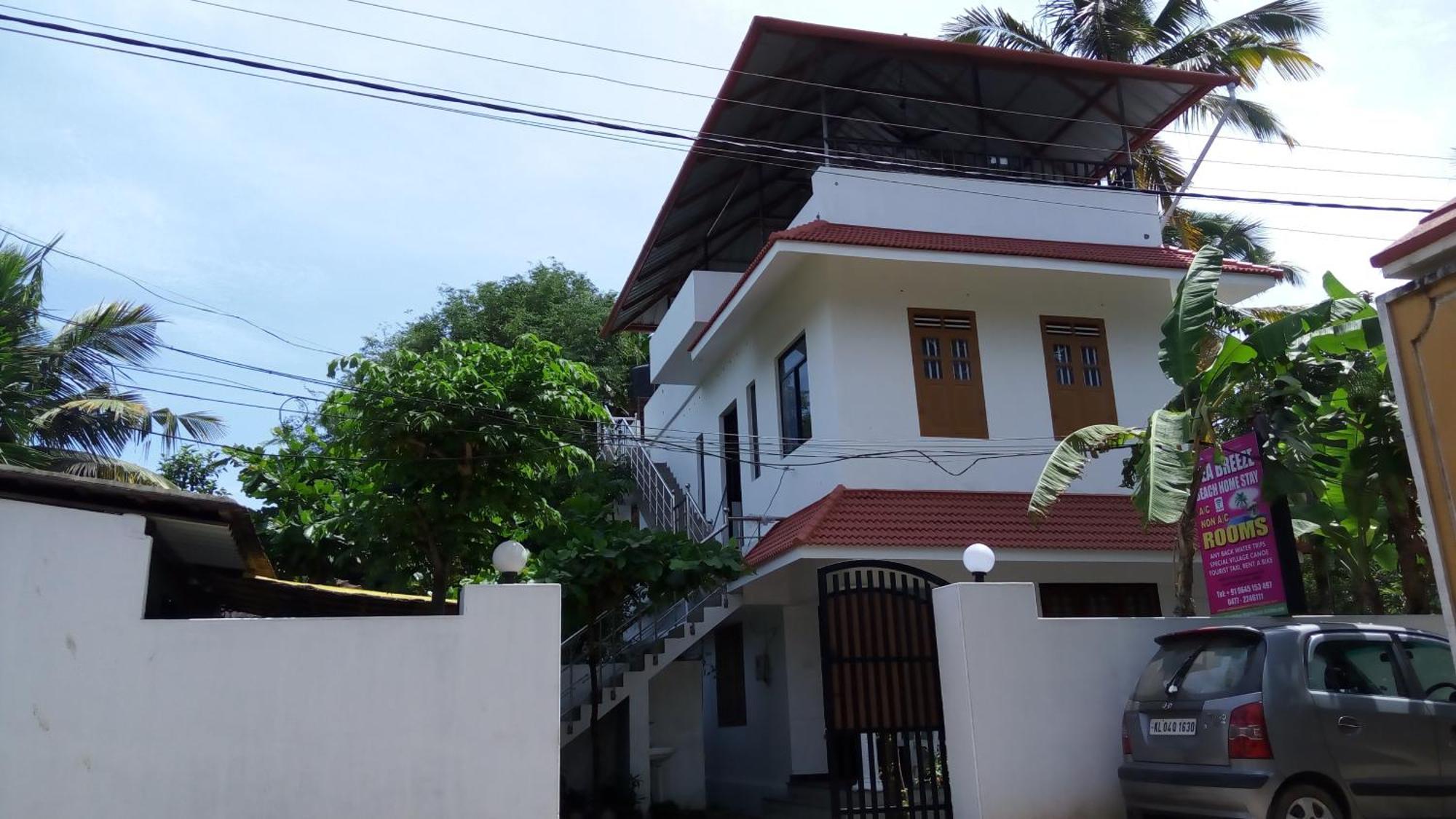 Sea Breeze Beach Home Alappuzha Exteriör bild